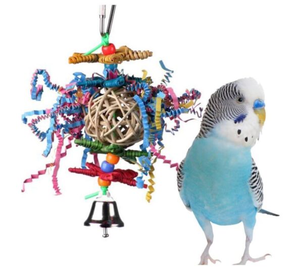 Crinkle Little Star Bird Toy